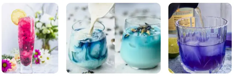 butterfly pea pollen drink