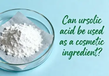 Can ursolic acid be used as a cosmetic ingredient?
