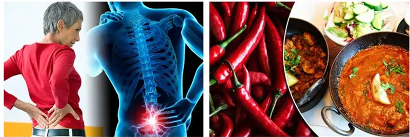 Capsaicin powder application